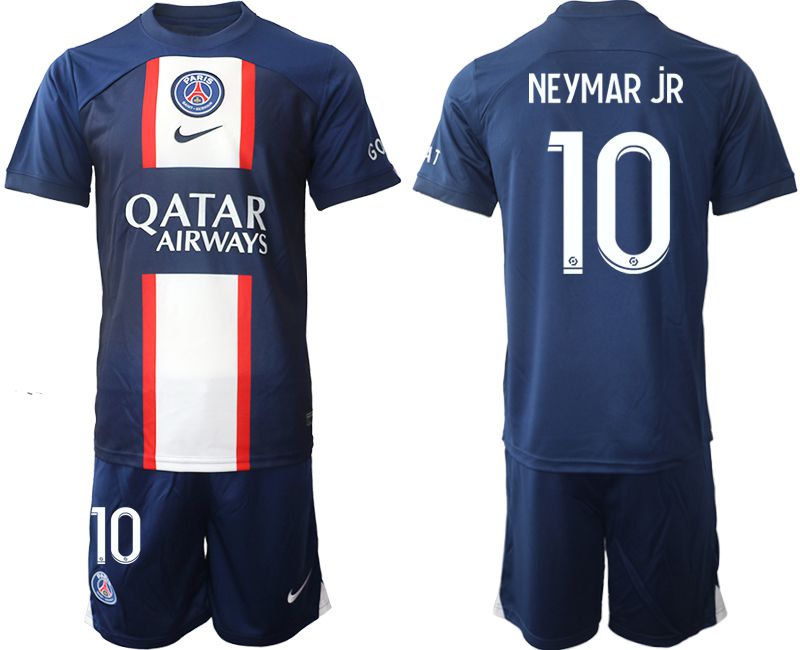 Men 2022-2023 Club Paris St German home blue #10 Soccer Jerseys->paris st german jersey->Soccer Club Jersey